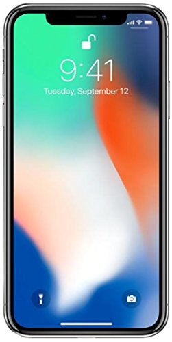Điện thoại Apple iPhone X, GSM Unlocked 5.8", 64 GB - Silver