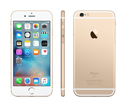 Apple iPhone 6S Factory Unlocked Cellphone w/ 1 YEAR EXTENDED CPS LIMITED WARRANTY (Certified Refurbished) (Gold (128Gb))