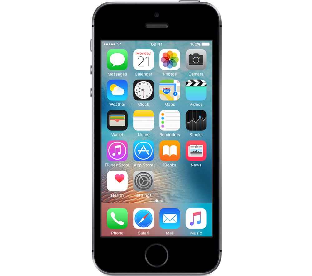 Điện thoại Apple iPhone SE 16 GB Factory Unlocked for GSM ONLY, Black (Certified Refurbished)