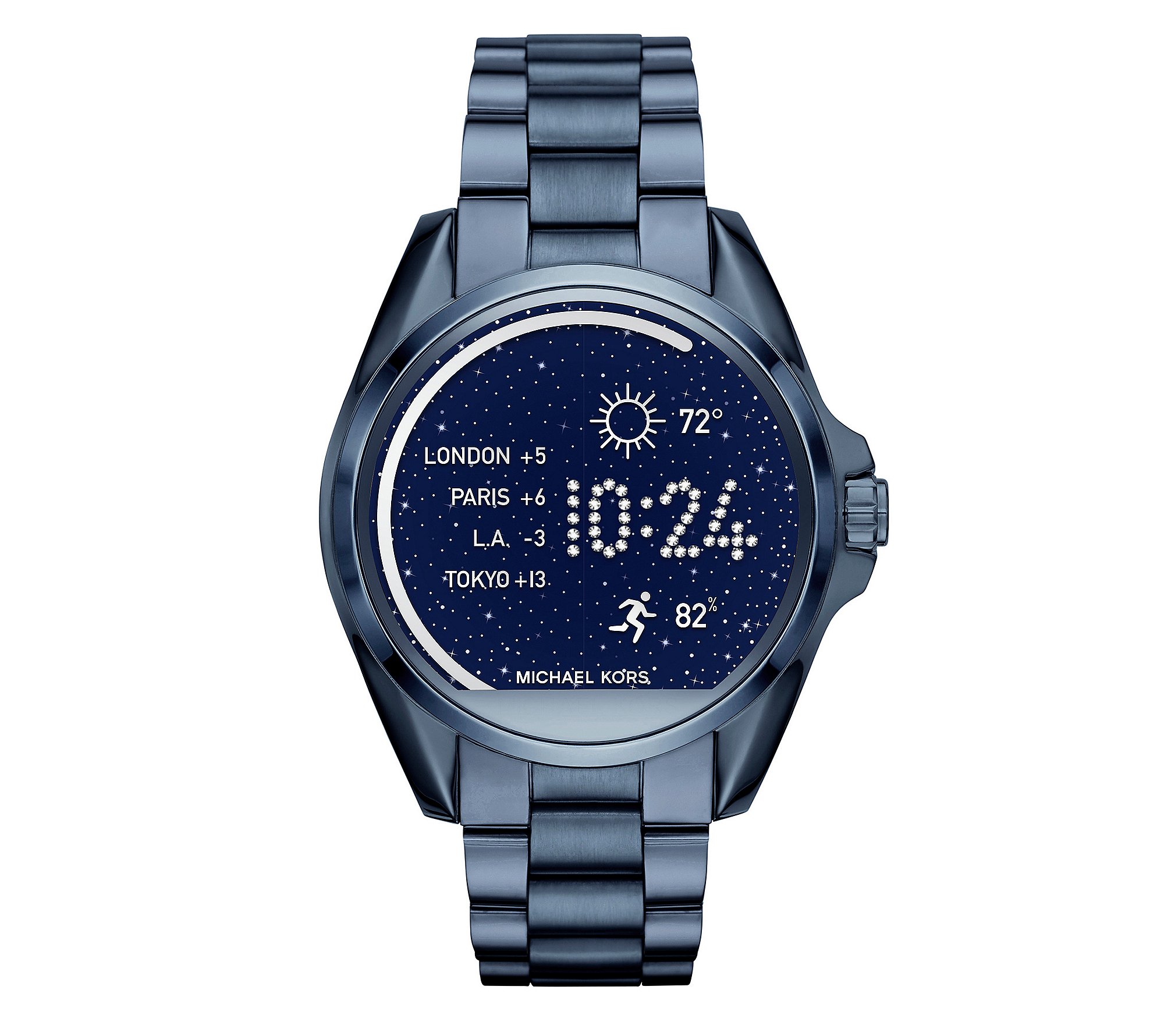 Michael Kors Access Unisex 45mm Navytone Bradshaw Touchscreen Smartwatch