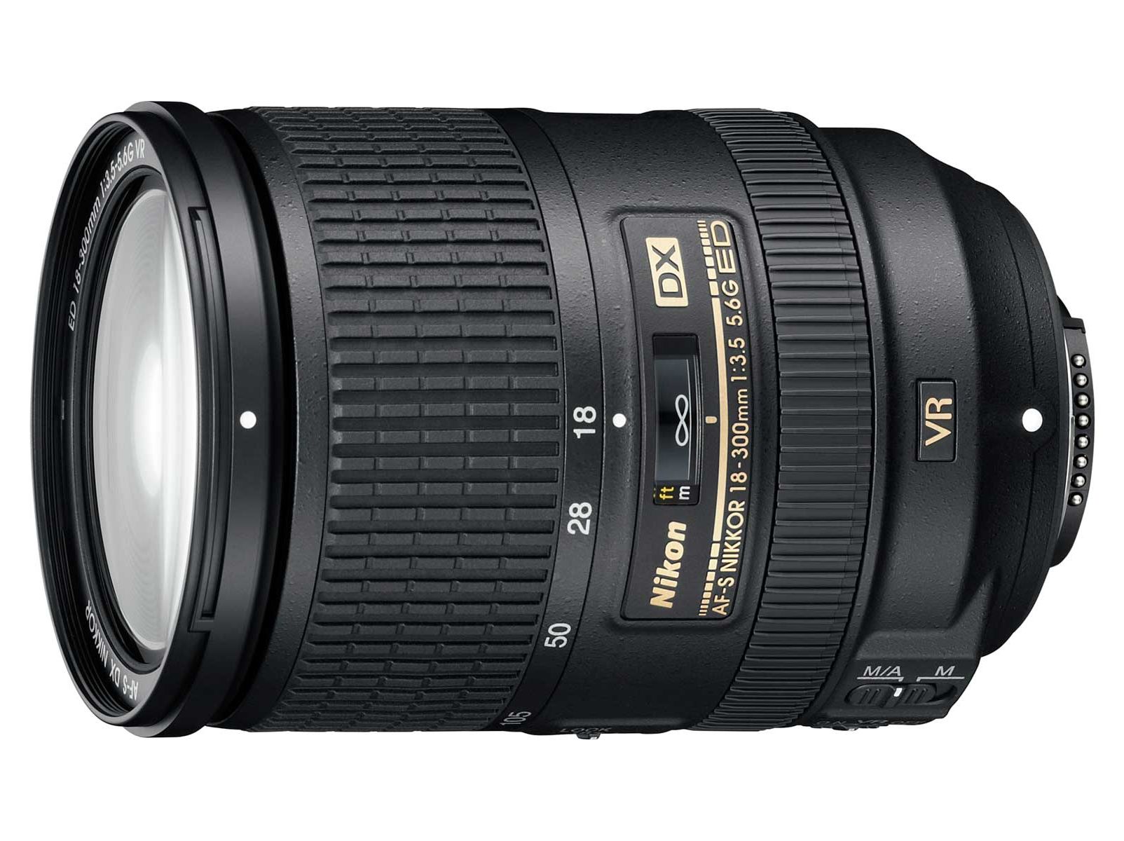 Ống kính Nikon AF-S DX NIKKOR 18-300mm f/3.5-5.6G ED Vibration Reduction Zoom Lens with Auto Focus for Nikon DSLR Cameras