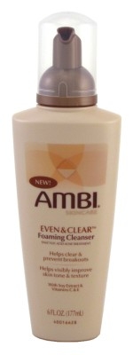 Ambi Even & Clear Foaming Cleanser 6oz Pump