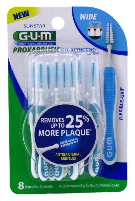 Gum Proxbrush Go Between Wide 8 Count (6 Pieces)