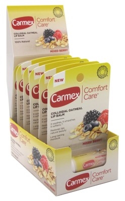 Carmex Lip Balm Stick Comfort Care Mixed Berry 0.15oz