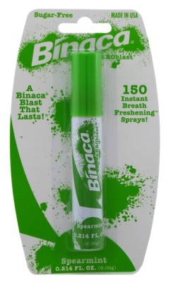 Binaca Breath Spray Spearmint (6 Pieces)