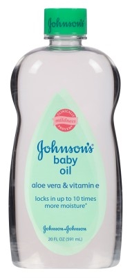 Johnsons Baby Oil Aloe & Vitamin-E 20oz