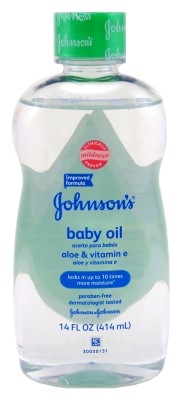 Johnsons Baby Oil Aloe & Vit.E 14oz