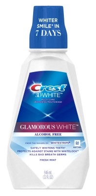 Crest Mouthwash Glamorous White Alcohol-Free 32oz
