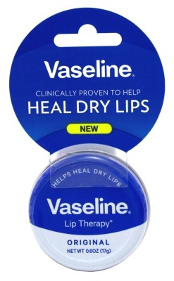 Vaseline Lip Therapy Original 0.6oz Tin Hangtag (8 Pieces)