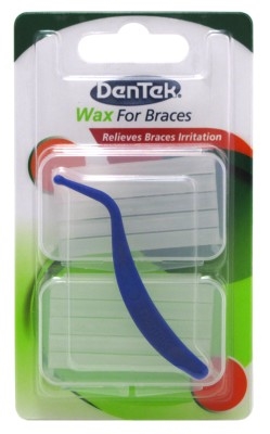 Dentek Wax For Braces Fresh Mint Twin Pac