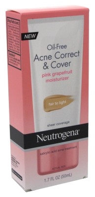 Neutrogena Acne Correct/Cover Moisturizer Fair/Light 1.7oz
