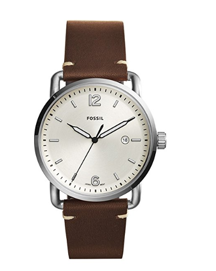 Đồng hồ Fossil The Commuter 3-Hand Date Leather Watch