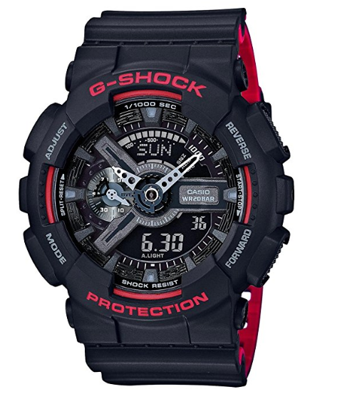 Đồng hồ G-Shock GA-110HR Black/Red Series Black - Black / One Size