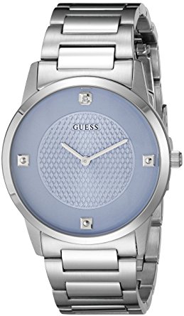 Đồng hồ GUESS Men's U0428G2 Diamond-Accented Stainless Steel Watch