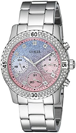 Đồng hồ GUESS Women's Stainless Steel Crystal Casual Watch