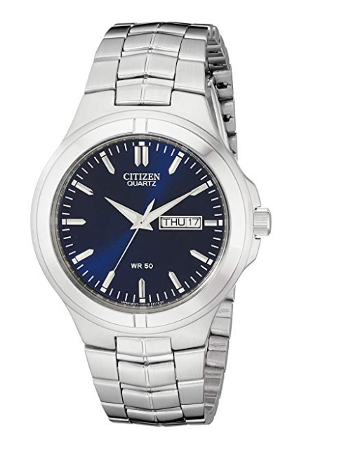 Đồng hồ Citizen Men's Quartz Stainless Steel Watch with Day/Date, BF0590-53L