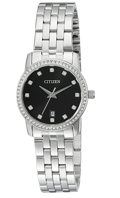 Đồng hồ Citizen Women's Quartz Watch with Crystal Accents and Date, EU6030-56E
