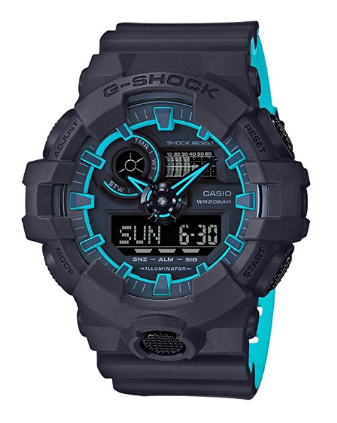 Đồng hồ Casio GA700SE-1A2 Navy Blue 53.4mm Resin G-Shock GA-700 Men's Watch