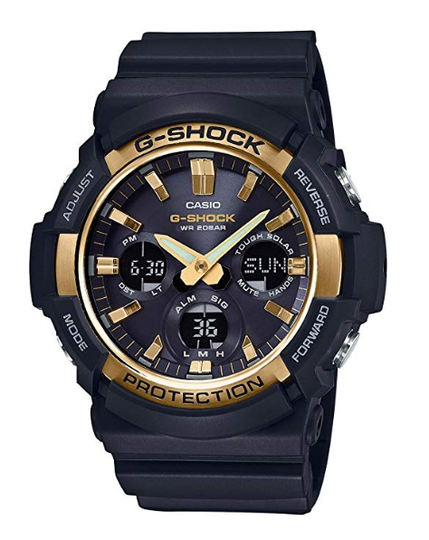 Đồng hồ Casio GAS100G-1A G-Shock Tough Solar Men's Watch Black 55.1mm Resin/Aluminum case
