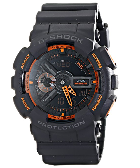 Đồng hồ Casio Men's GA-110TS-1A4 G-Shock Analog-Digital Watch With Grey Resin Band