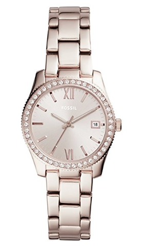 Đồng hồ Fossil Women's 'Scarlette' Quartz Stainless Steel Casual Watch, Color:Pink (Model: ES4363)