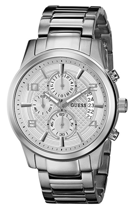 Đồng hồ GUESS Men's U0075G3 Masculine Stainless Steel Retro Chronograph Watch