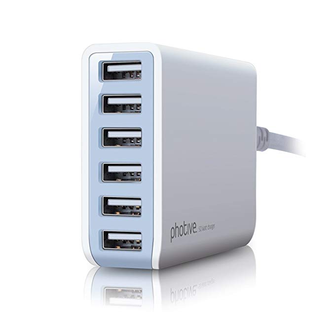 6 - Port 60W USB Charger - NEW
