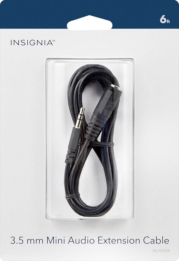 Insignia 3.5mm Mini Audio Extention Cable-NEW