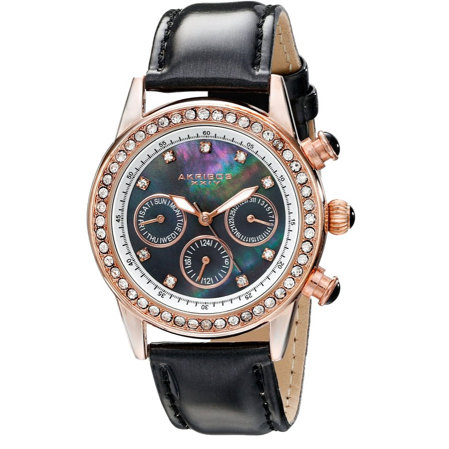 Đồng hồ nữ Akribos XXIV Womens AK556BKR Multi-Function Dazzling Strap Watch