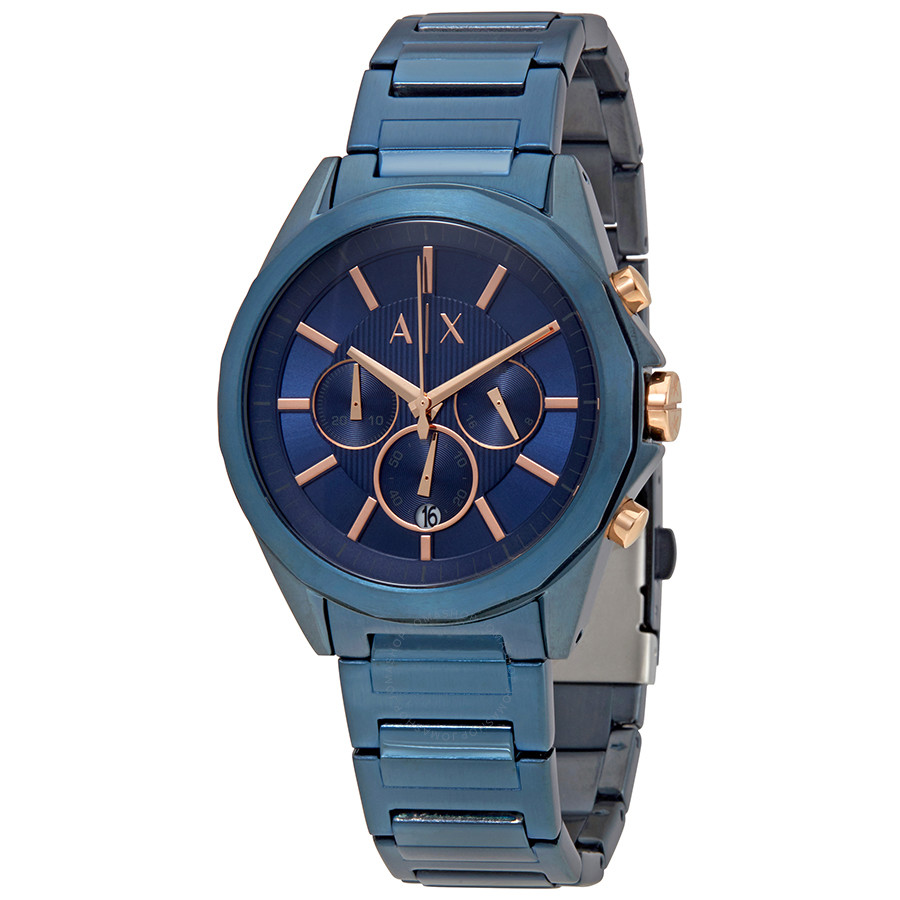 Armani Exchange Chronograph Blue Dial Men's Watch AX2607