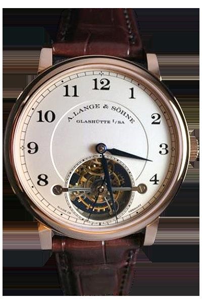 A. Lange & Sohne A. Lange and Sohne 1815 Tourbillon Silver Dial 18K Rose Gold Men's Watch 730.032