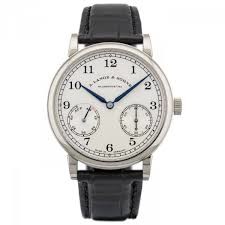 A. Lange & Sohne A. Lange and Sohne 1815 Up Down Silver Dial 18K White Gold Men's Watch 234.026