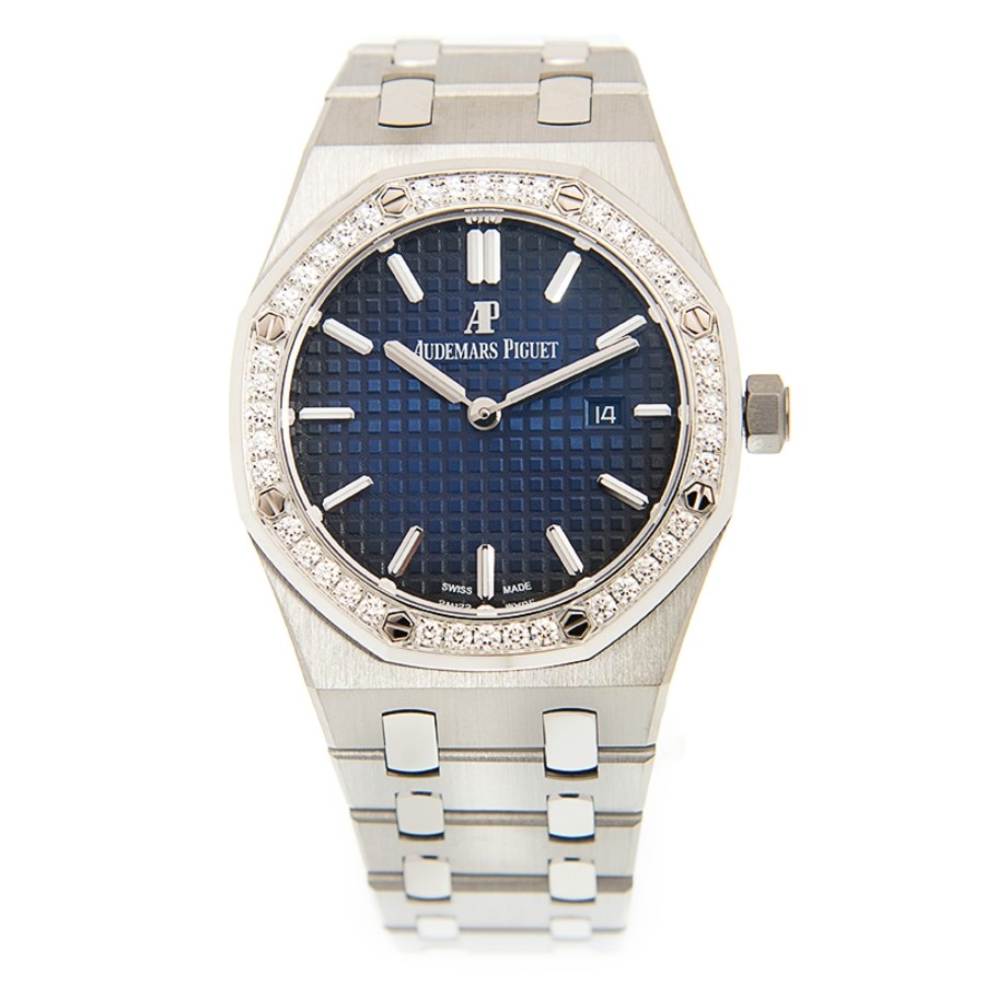 Audemars Piguet Royal Oak Smoked Blue Dial Men's Titanium Watch 67651IP.ZZ.1261IP.01