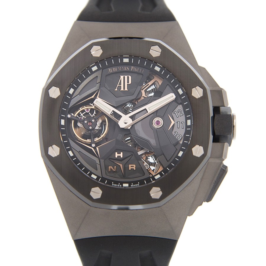 Audemars Piguet Tourbillon Concept Automatic Black Dial Men's Watch 26589IOOOD002CA01 26589IO.OO.D002CA.01
