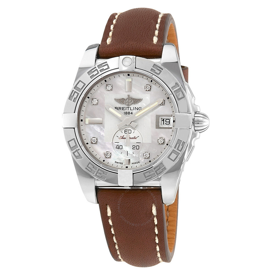 Breitling Galactic 36 Automatic Mother of Pearl Diamond Dial Watch A3733012/A717-999Z A3733012-A717-416x- a16ba.1