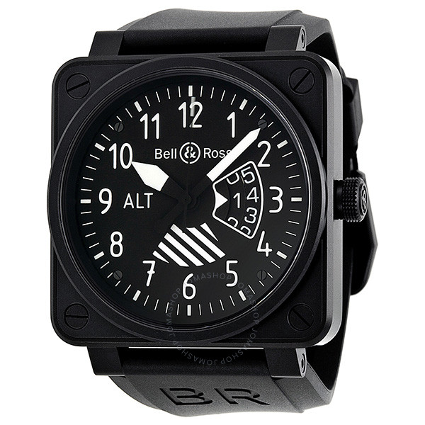Bell and Ross Big Date Altimeter Automatic Black Dial Men's Watch BR0196-ALTIMETER