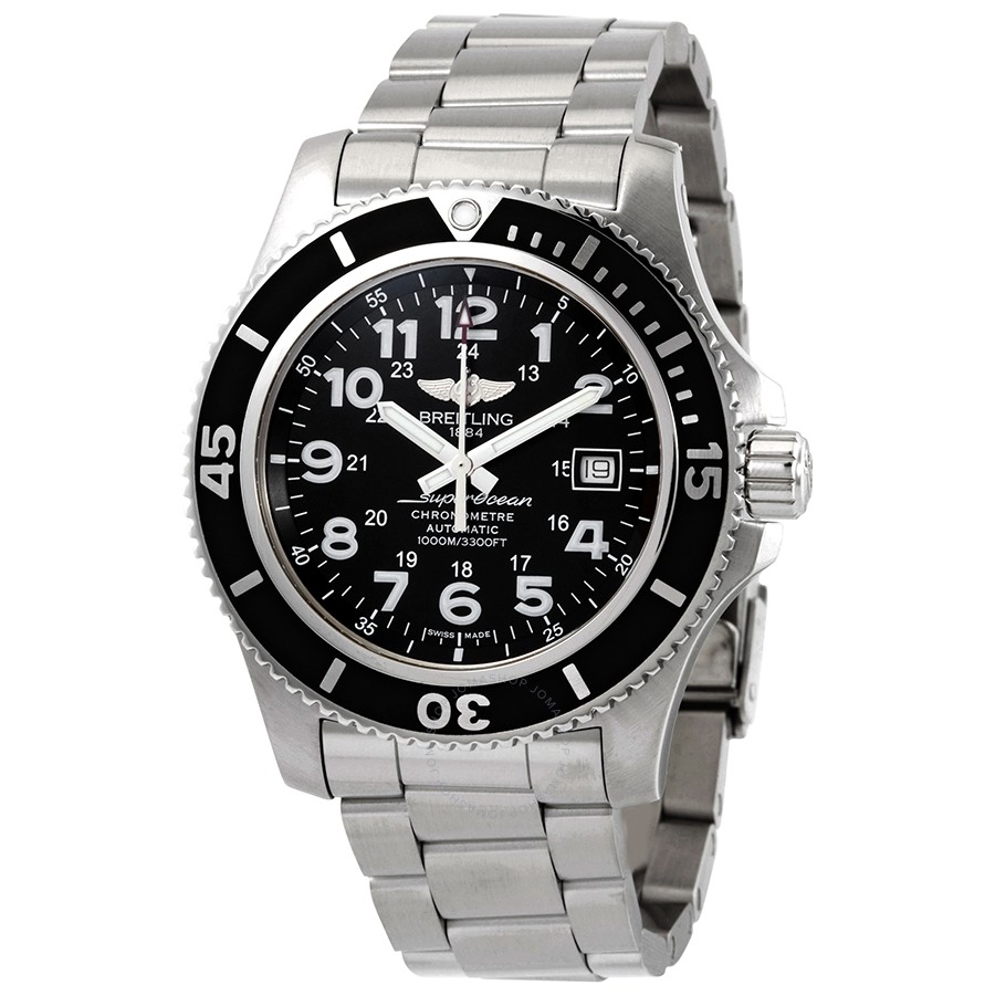 Breitling Superocean II Automatic Volcano Black Dial Men's Watch A17392D71B1A1