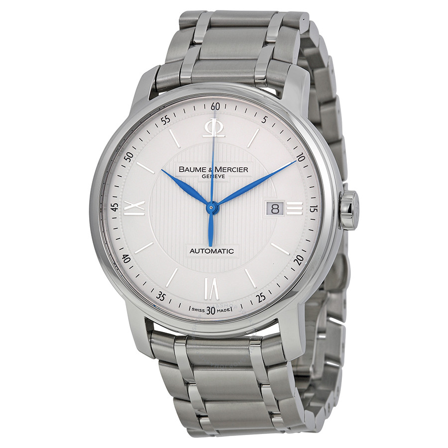 Baume et Mercier Baume and Mercier Classima Silver Dial Stainless Steel Men's Watch 10085