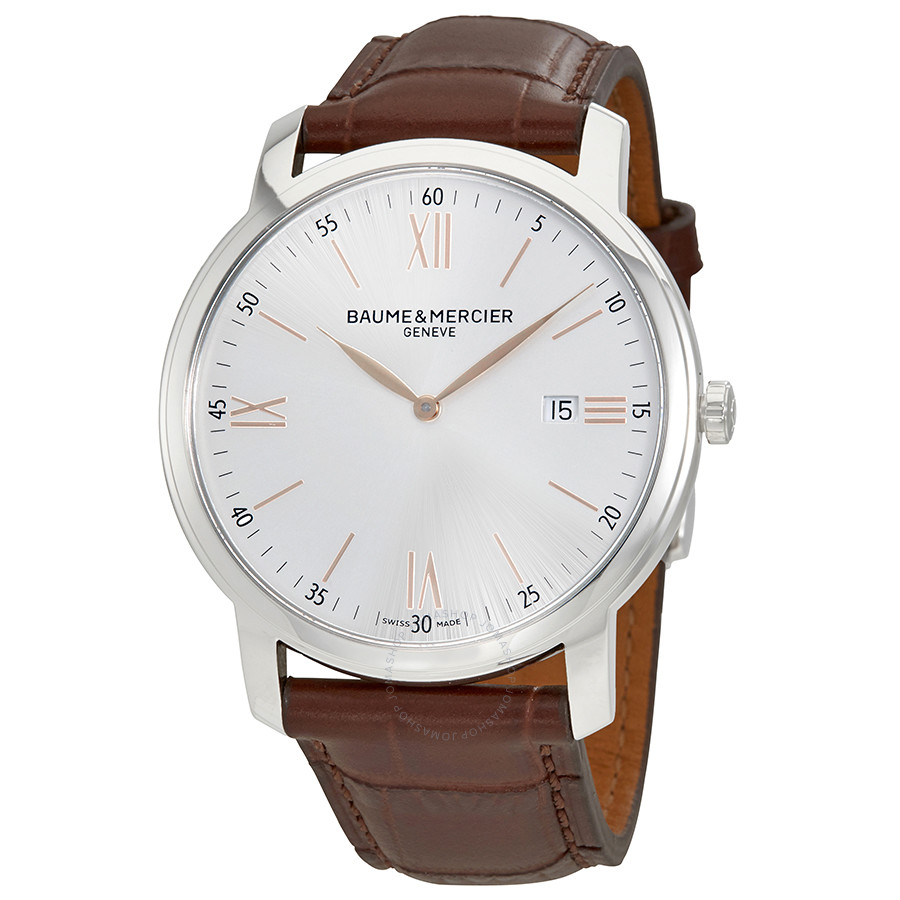 Baume et Mercier Classima Silver Dial Men's Watch MOA10380
