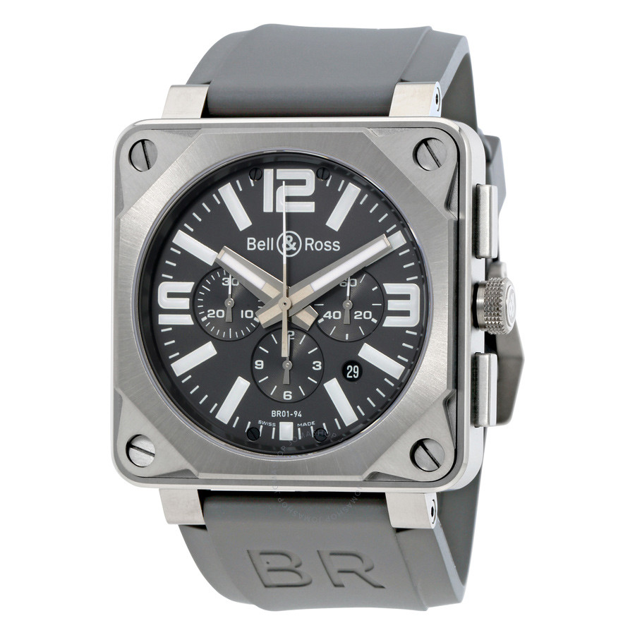 Bell and Ross Aviation Pro Titanium Chronograph Men's Watch BR0194-PRO-TI BR0194-TI-PRO