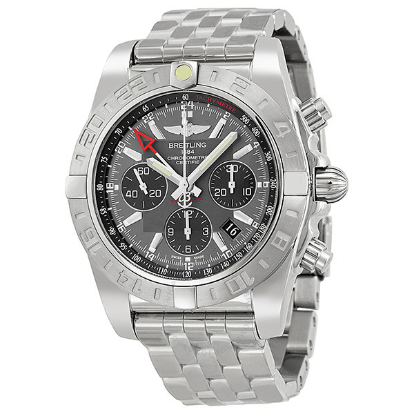 Breitling Chronomat 44 Grey Dial Stainless Steel Men's Watch AB042011-F561SS