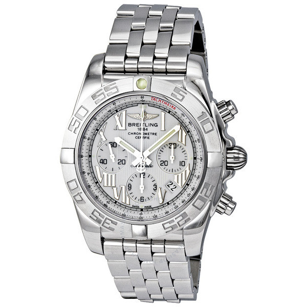 Breitling Chronomat B01 Antarctica White Chronograph Men's Watch AB011011-A690SS AB011011/A690SS