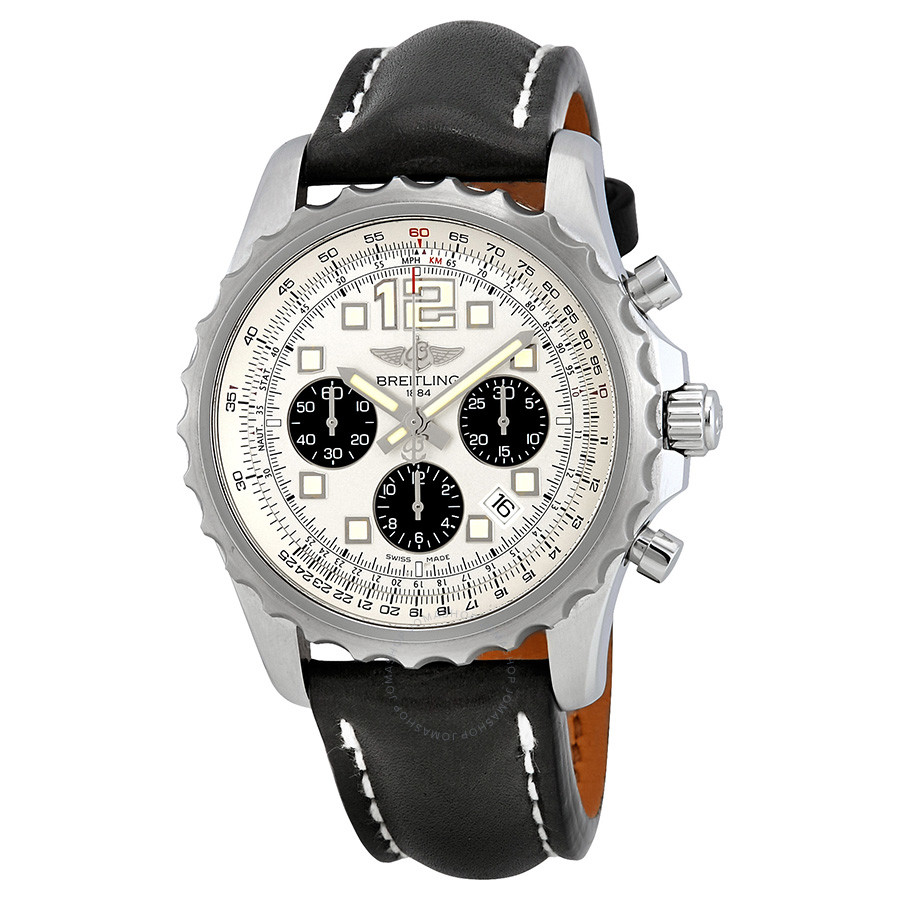 Breitling Chronospace Automatic Silver Dial Black Leather Men's Watch A2336035/G718BKLT A2336035/G718-441X-A20BA.1
