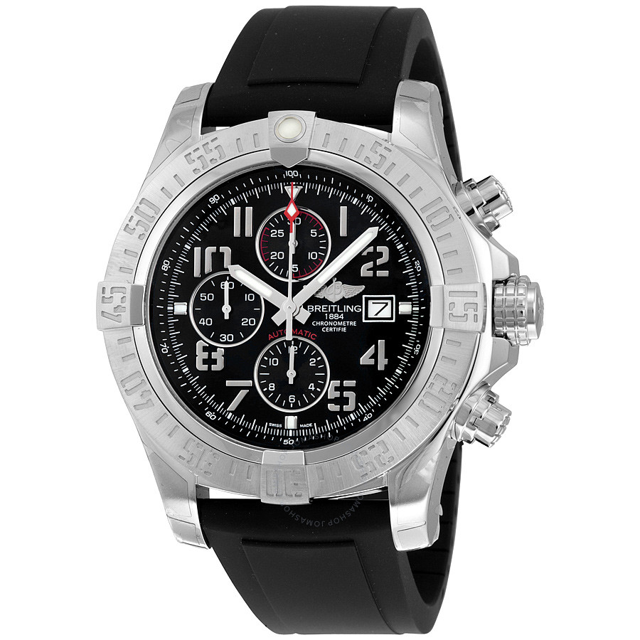Breitling Super Avenger II Black Dial Men's Watch A1337111-BC28BKPD A1337111-BC28-137S-A20D.2