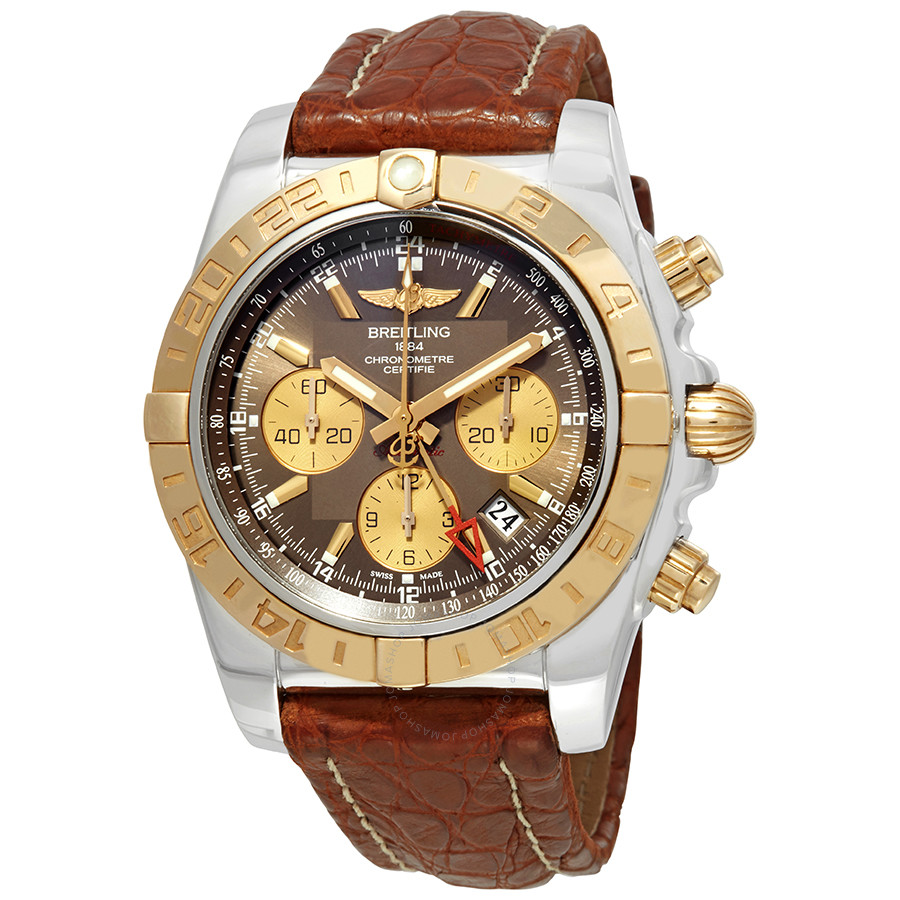 Breitling Chronomat 44 GMT Chronograph Automatic Brown Dial Men's Watch CB042012/Q590-739P CB042012/Q590-739P-A20BA.1