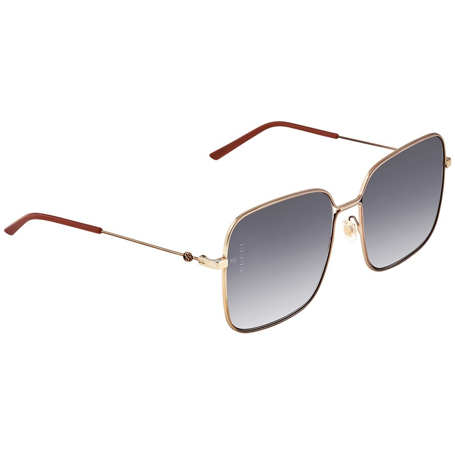 Gucci Blue Gradient Square Sunglasses GG0443S 001 60
