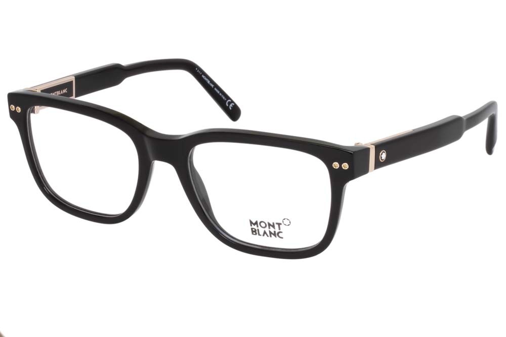 Montblanc Shiny Black Eyeglasses MB0705 01A 54