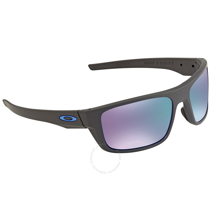 Oakley Drop Point Polarized Prizm Sapphire Rectangular Men's Sunglasses OO9367-936706-60