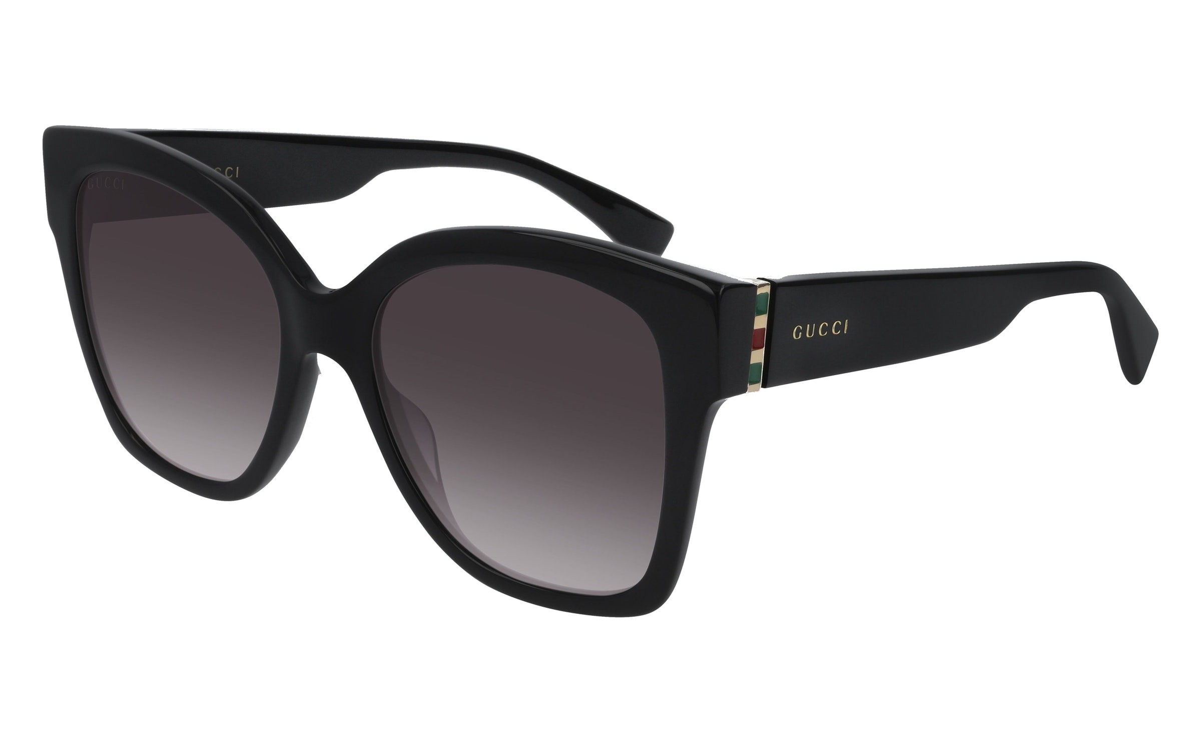 Gucci Gucci Grey Gradient Cat Eye Ladies Sunglasses GG0459S 001 54 GG0459S 001 54