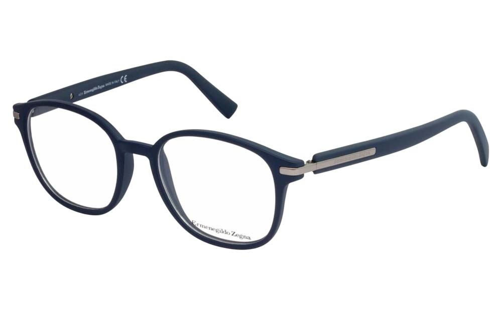 Zegna Dark Blue Eyeglasses EZ5004 090 49 EZ5004 090  49
